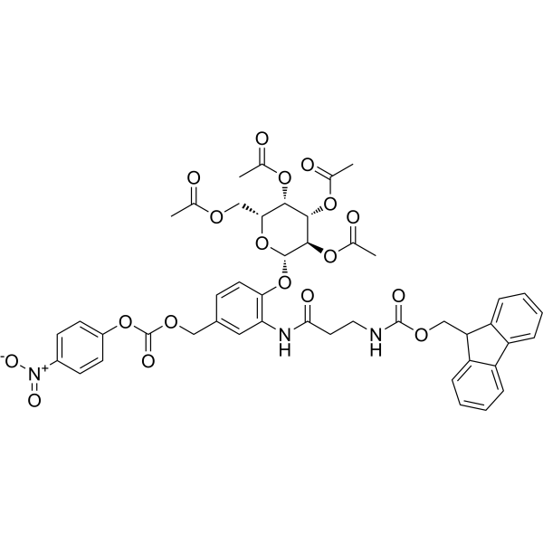 Tetra-O-acetyl-β-D-galactopyranosyl-Ph-CH2-(4-nitrophenyl)carbonate-Fmoc 2169723-91-3